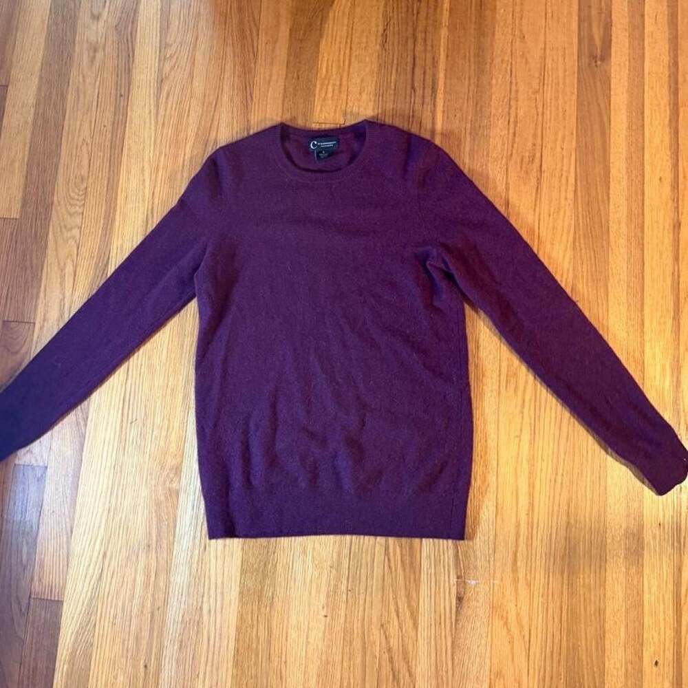 C by Bloomingdale’s Cashmere Burgundy Sweater